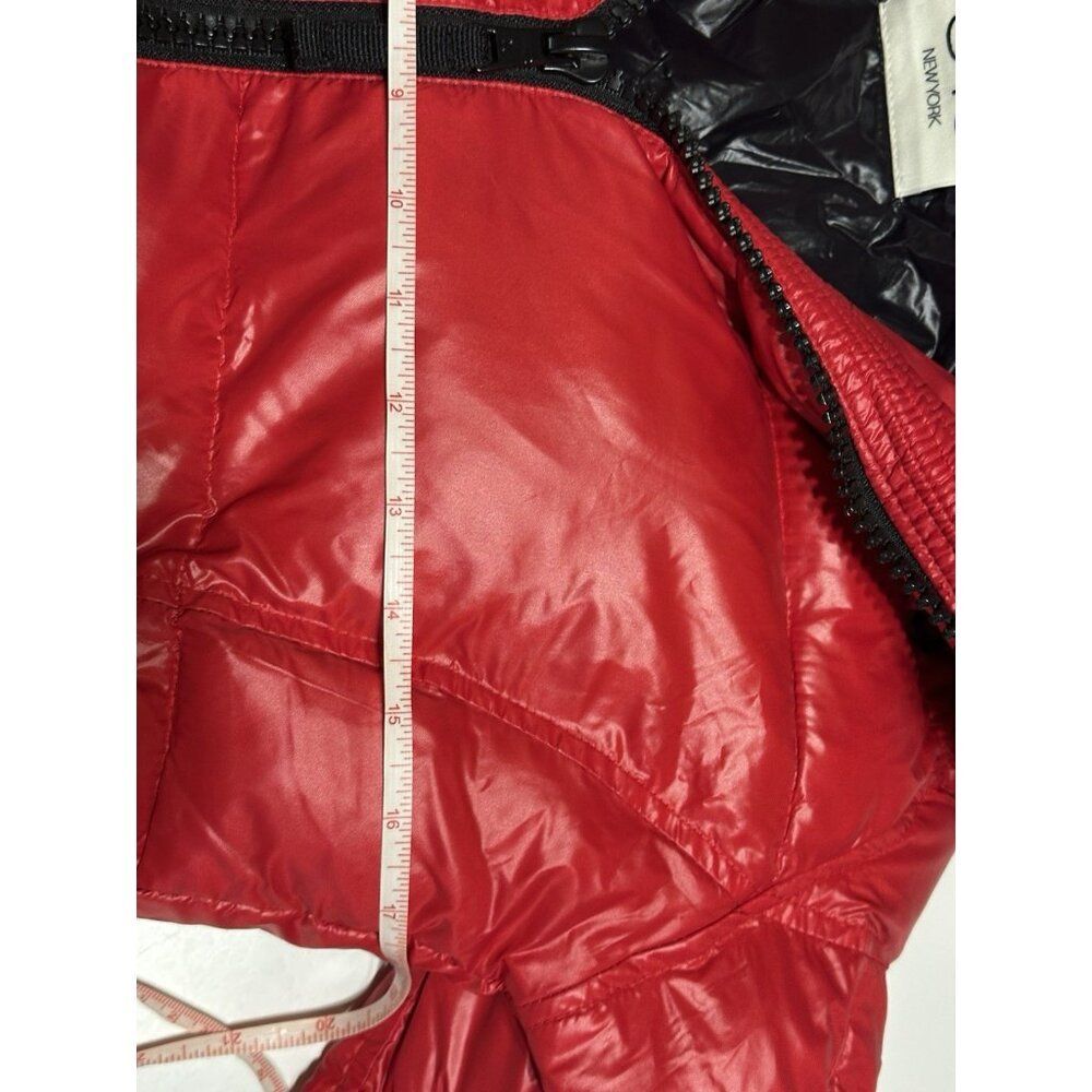 S13 New York Kylie Small Lacquered Puffer Jacket Coat Ski Down Filled Removable - Picture 6 of 10